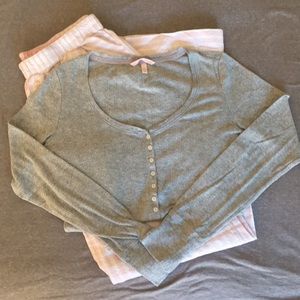 Victoria’s Secret Size Medium pajamas.